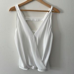 Womens large cross over tank top